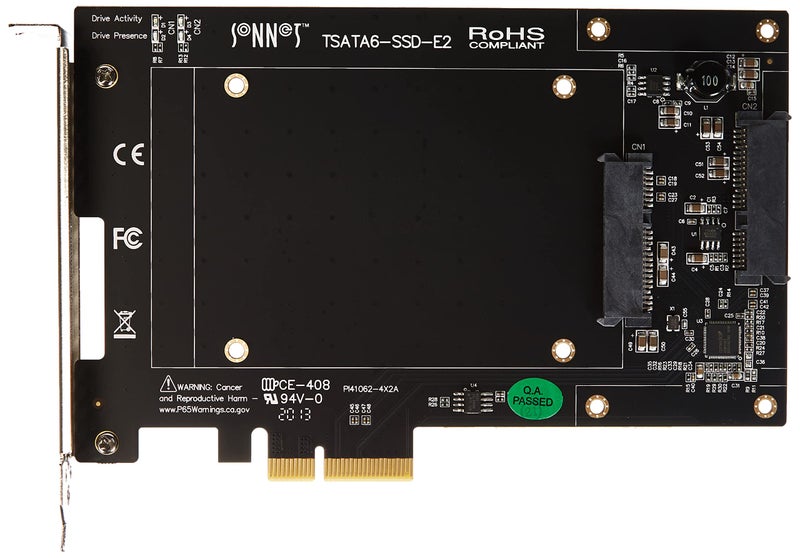 SoNNeT Tempo SSD 6Gb/s SATA PCIe 2.5" SSD Host Adapter - Image 1